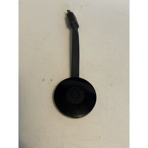 Google NC2-6A5 Chromecast HDMI Streaming Media Player‎ Black, No Power Cable